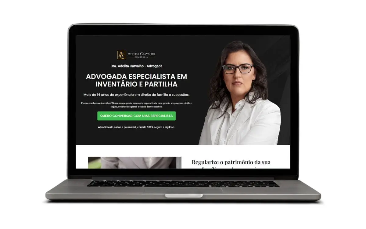 Campanhas para Inventário e Partilha — projeto desenvolvido para Adelita Carvalho Advogada